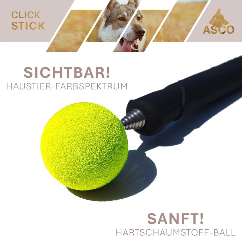 ASCO ClickStick ASCO-04TCS Target Stick with Removable Premium Clicker, Telescopic