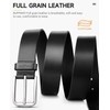 Buffway Mens Belt Full Grain Genuine Leather Belts for Men