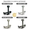 GIRASOLE HOME® Adjustable Curtain Pole Bracket, 2 Pack Heavy Duty