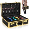 Goaste Professional Barber Supplies Case, 15.7" Barber Carrying Case with