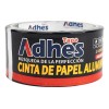 Cinta adhesiva impermeable Adhes A4810HS50 color plateado 10m x 4.8cm