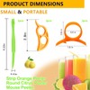 Eowppue 9 Pcs Orange Peeler Tools Multifunctional Creative Make Juicy