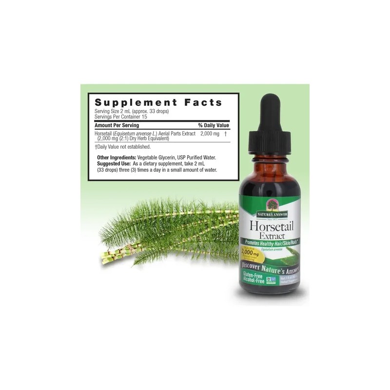 Nature's Answer Extracto De Cola De Caballo 2000mg 30ml Sfn