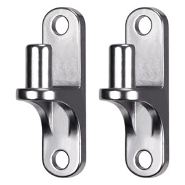 304 Stainless Steel Gate Hinges, Heavy Duty 2 Pack Wall Gate Fittings for Farm Gates and Wooden Fences, Weldless Design