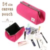 watona Canvas Purse 5 Inch Slim Cosmetic Pouch (Slim) 50s
