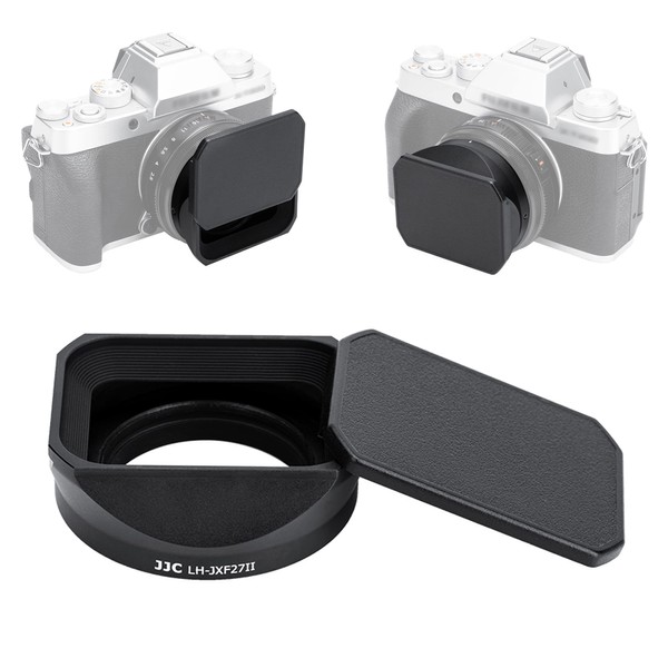 JJC LH-XF27 Metal Lens Hood Shade for Fuji Fujifilm Fujinon