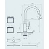 FORIOUS Kitchen Faucets with Pull Down Sprayer, Oil Rubber Brown,