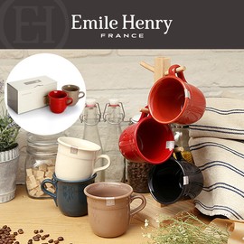 Emile Henry HR Ceramic Mug 2p+Gift Set *Color selectable, 05_Muscad. Blue Pavo / 에밀앙리 HR세라믹 머그 2p+기프트세트 *색상선택가능, 05_무스까드.블루파보