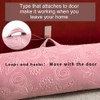 Weighted Door Draft Stopper 36 Inch, Pink Door Draft Noise