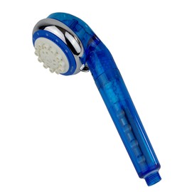 Ronaqua Filtered Handheld Shower Head with Vitamin C – Reduces Chlorine & Impurities, Prevents Dry Skin & Hair, 8 Spray Settings, Easy Installation (Blue)