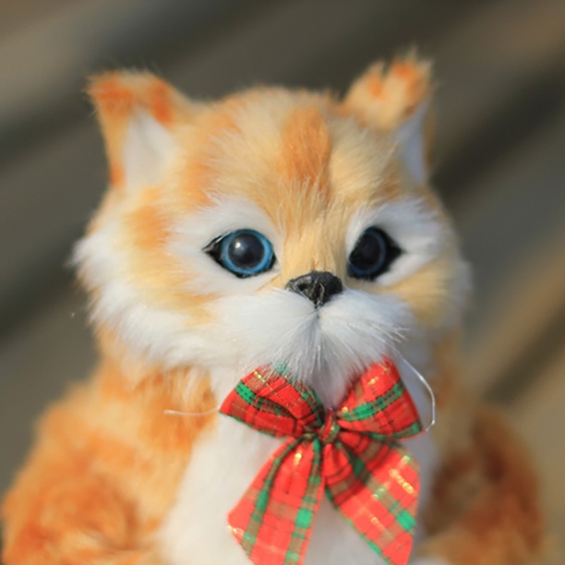 Electric Cute Simulation Cat Yellow Cat Singing and Dancing Cat