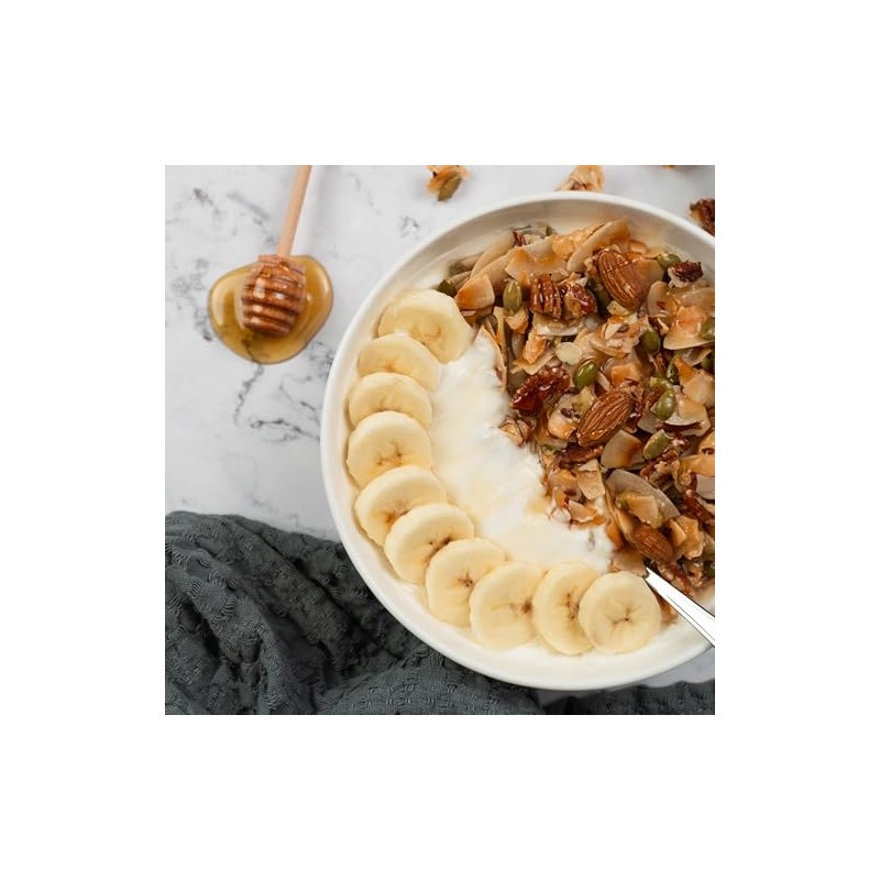 Inno Foods Organic Almond Pecan Clusters, Gluten Free, Keto Friendly,