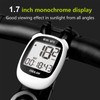 Bike Computer 1.7 Inch Mono LCD Altitude Speed Distance Display