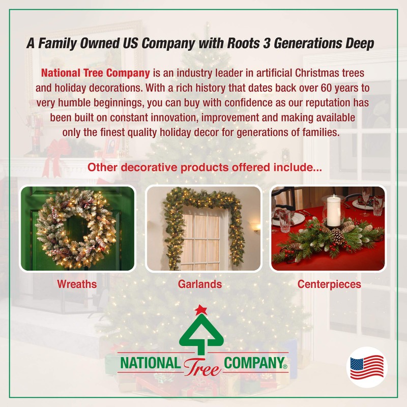 National Tree Pine 7 Foot Pink Tinsel Tree, 7 ft