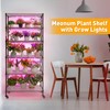 Meonum Plant Shelf with Grow Lights, 5.9FT 6 Tier DIY