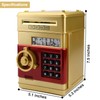 HUSAN Electronic Money Bank, Electronic Password Piggy Bank Mini ATM