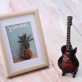 Classical Guitar Model Miniature Replica Mini Guitar Model Ornaments Musical Instrument Decor Collection (#2)