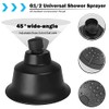 Double Shower Head with Shower Shut-Off Valves,2 Shower Head for