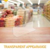 Lurrose Set of 20 Clear Plastic L Shaped Shelf Dividers