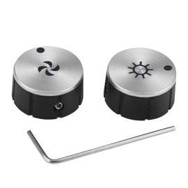 superbobi SV08355 Blower and Light Knobs Replacement for Broan Range Hood E60 E64 Blower Fan Motor and Light Switch Broan Range Vent Hood