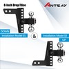 ANTbay Adjustable Trailer Hitch Towing Ball Mounts, Fits 2-Inch Receiver,
