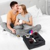 IGOHEALS Couch Cup Holder-Sofa Cup Holder Pillow Tray Caddy Cupholder
