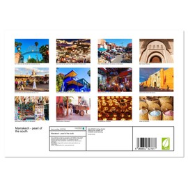 Marrakech - pearl of the south (Monthly Wall Calendar 2025 16.5" x 23.4" (open)), CALVENDO 14 Month Calendar