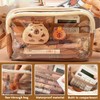 XPJBKC Capybara Pencil Case, Capybara Stationery Set with Compartments, Large