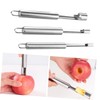 BIUDECO 3Pcs Stainless Steel Fruit Corer Portable Core Remover Tools