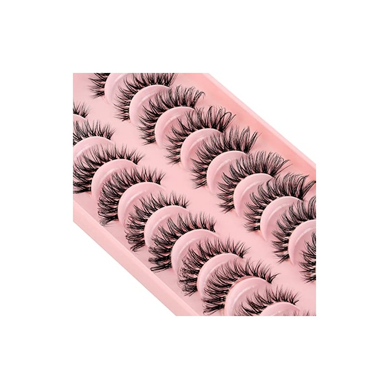3D False Eyelashes, Natural Eyelashes, Pure Handmade Natural Look, Fluffy