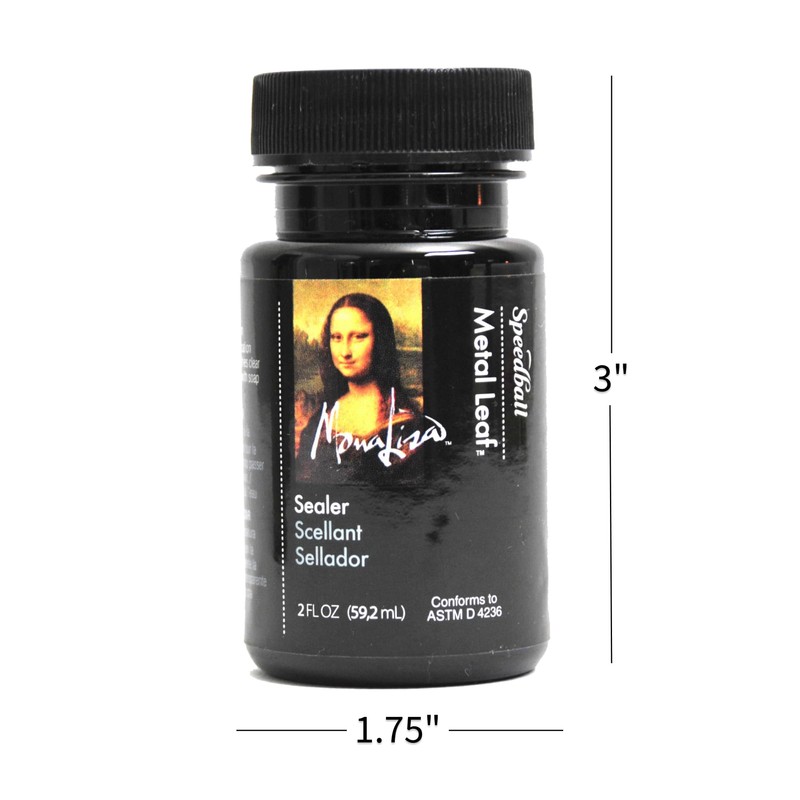 Speedball 10218 Mona Lisa Water-Based Sealer For Metal Leafing Projects
