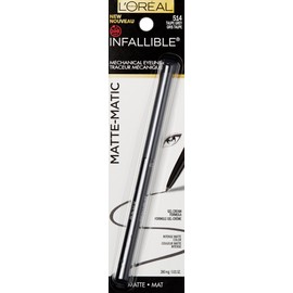 L'Oréal Paris Infallible Matte-Matic Mechanical Eyeliner, Taupe Grey, 0.01 oz.