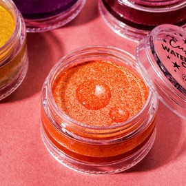 Barry M Euphoric Deep Red Water Activated Colour Pigment for Face & Body, Shade Frenzied