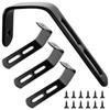 4 Set Angled Bunk Bed Ladder Hooks PVC Adjustable Coated