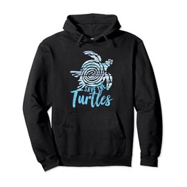 Save The Turtles Turtle Pullover Hoodie