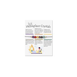 Fuqimanman2020 6mm Spiritual Crystal 7 Chakra Stretch Bracelet Natural Stone Healing with Meaning Cards Quartz Amethyst Reiki Beaded for Women Men for Anxiety Relief Jewelry-Workplace