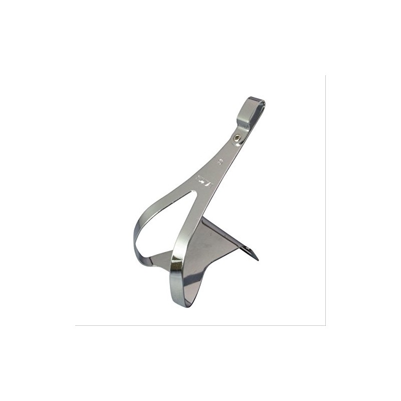 MKS Steel Toe Clips, Metallic, XL