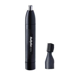 BaByliss MEN E652E Nasen- und Ohrhaartrimmer mit Augenbrauenaufsatz