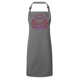 Fabulous Premium Kitchen Apron Big Kahuna Burger Geek Comedy Film, gray