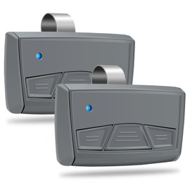 MMT103 3-Button Transmitter Replace for Mighty Mule MMT103 Remote, Compatible with Mighty Mule Garage Door Openers and Gate Openers, Replace for FM135/FM134, etc., Can Control Three Devices 2 Pack