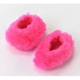 American Fashion WORLD Nightwear, Valentine, Satin, Pink Heart Pajamas & Fuzzy Slippers, for 18" Dolls