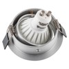 SEBSON Housing for recessed spotlights with GU10 socket, aluminium mounting