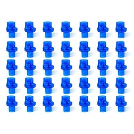 100pcs Mask Training Valves, Training Only, One Way Valve for Training Mask - Separately Packaged -（Blue）