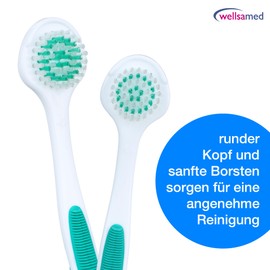 Wellsamed Tongue Brush Tongue Brush for Effective Fighting of Tongue Plaque and Halitosis