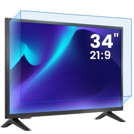 F FORITO 34 Inch 21:9 Anti Blue Light Matte Monitor Screen Protector, Anti Glare Computer Screen Protector for Eyes Compatible with All 34" Widescreen Monitors