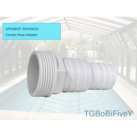TGBoBiFiveY SPX1091Z7 SPX1091Z4 Universal 1.25" or 1.5" Combo Hose Adapter Replacement for Hayward Wide Mouth Skimmer & Chlorine Feeder Sp1090Wm (2Pack)