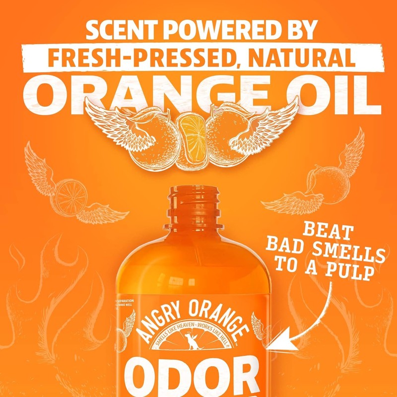 ANGRY ORANGE Pet Odor Eliminator for Dog and Cat Urine,