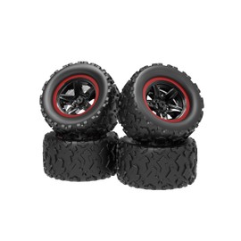 Womaqu Y18401-24 1/18 Scale RC Car Accessories Rally Wheels, Spare Parts RC Vehicle Wheels & Tire Sets for 18323 & 18303 (Four Tires)