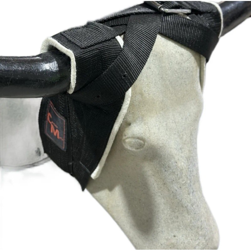 Cowboy Mafia Figure 8 Team Roping Steer Horn Wraps! Black