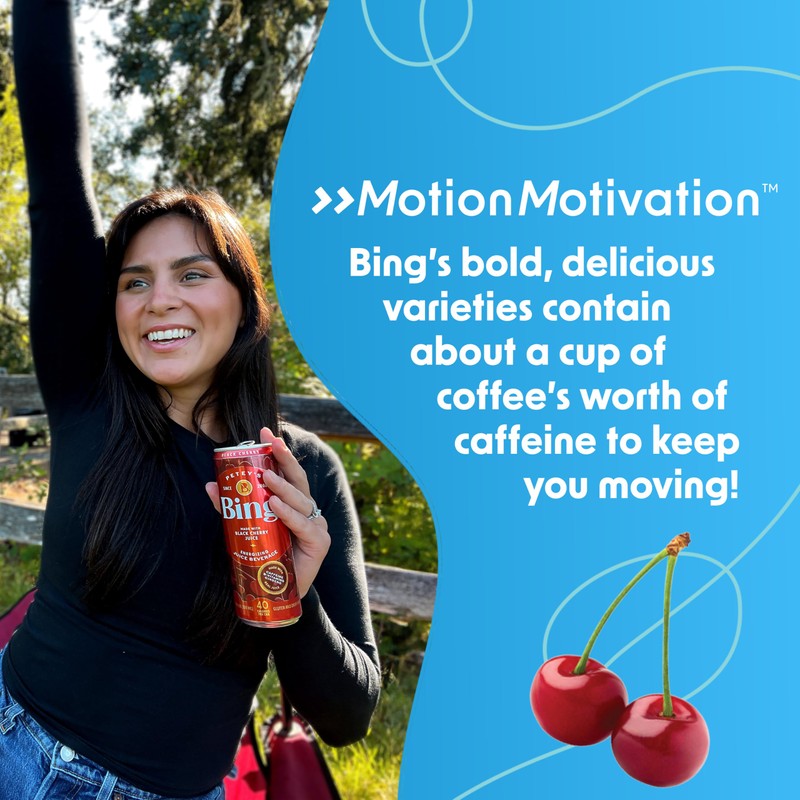 BING Energizing Juice Beverage – Original Cherry (12oz/12pk) – Made
